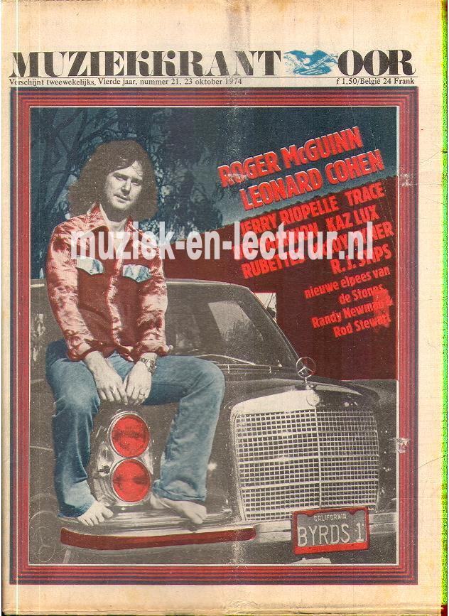 Muziekkrant Oor 1974 nr. 21